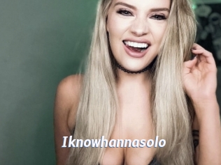 Iknowhannasolo